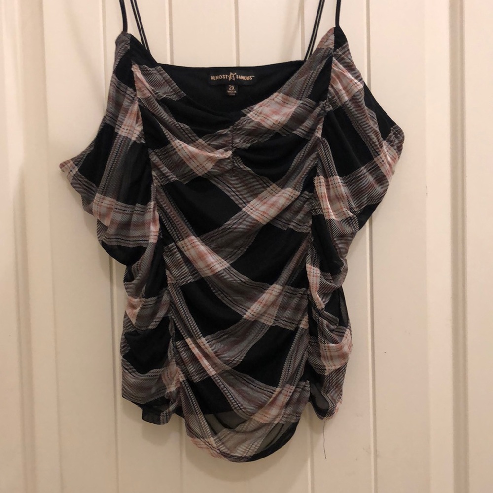 Almost Famous Cropped Cami Tank Top